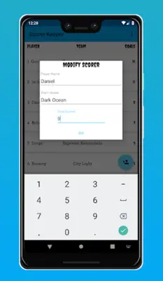Scorer Keeper android App screenshot 0
